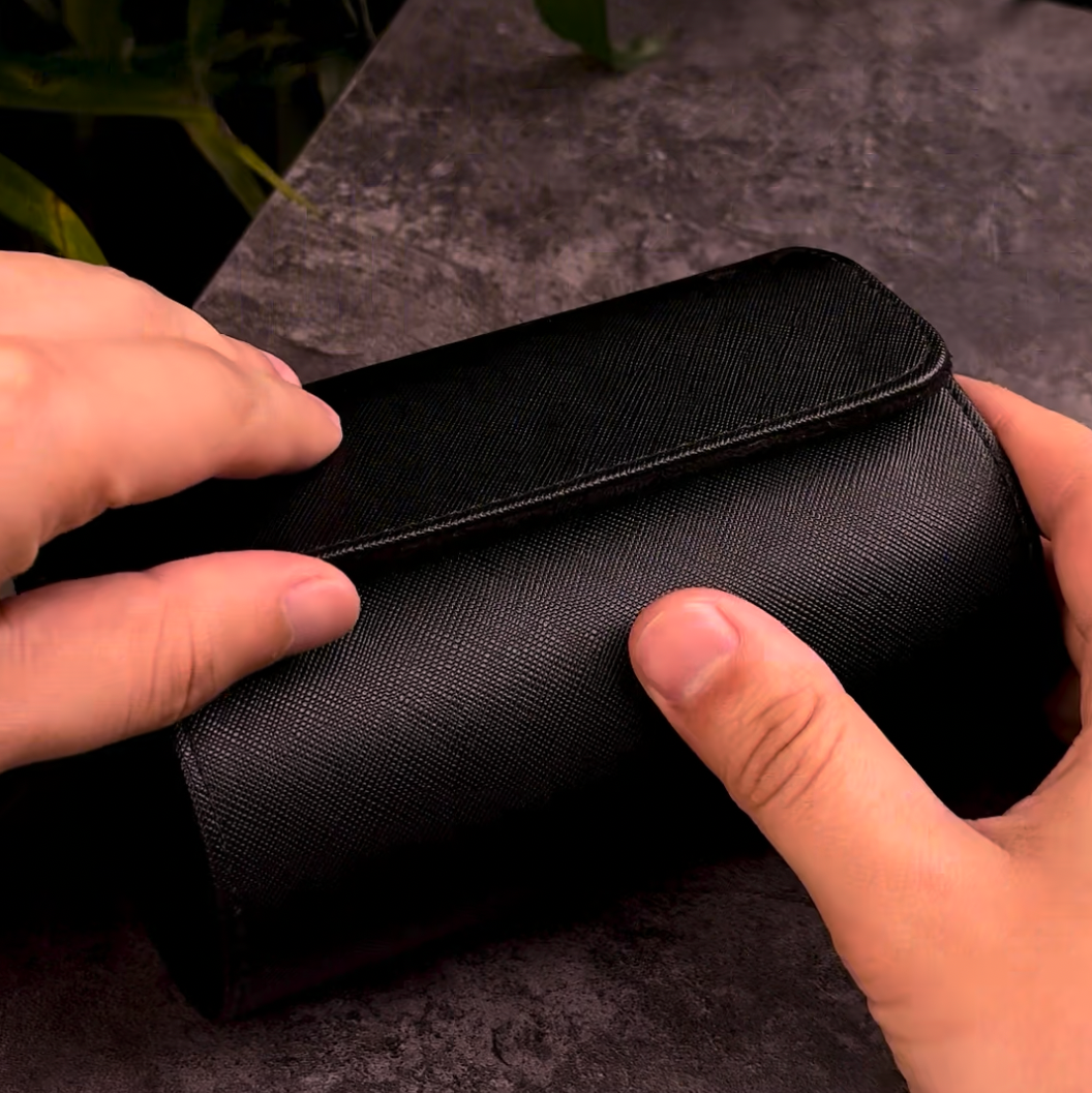 Astuccio portaorologi in pelle